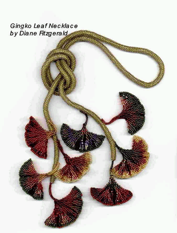 Diane fitzgerald ginkgo leaf necklace pattern on sale